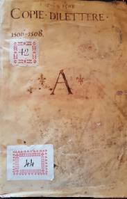 Copie di lettere scritte, 1506 - 1508, segnato A numero 44